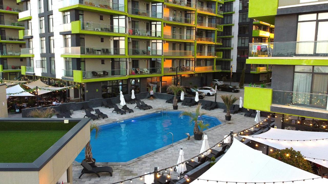 Crazy Sea View 1Br Apartment Spa Pools Resort Mamaia Exterior foto